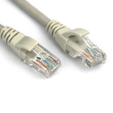 VCOM 7ft Cat5e UTP Crossover Patch Cable (Gray) NP511B-7-GRAY